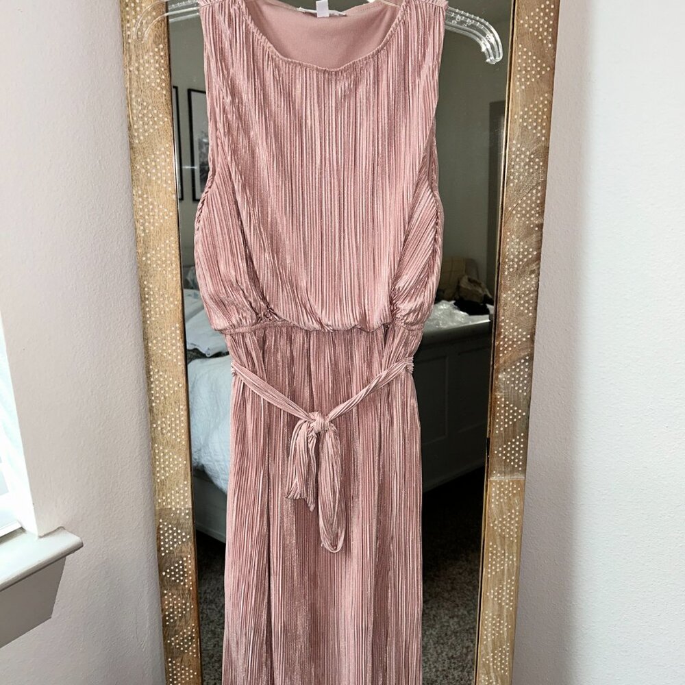 Pink Midi Dress
